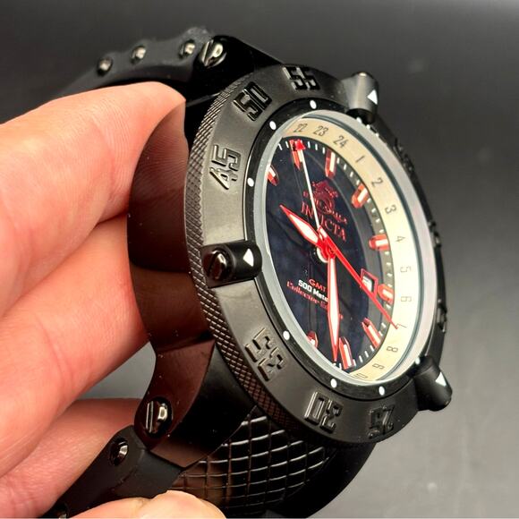 Invicta SubAqua NOMA III 13919 Mens Collector Edition GMT 500M Swiss Made NIBWT - Picture 9 of 17
